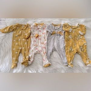 Gerber Mamelucos premie paquete de 4